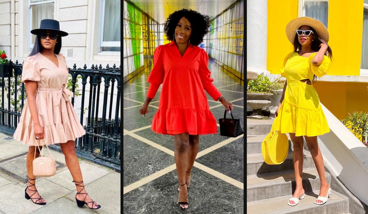 Midi-Poplin-Dress